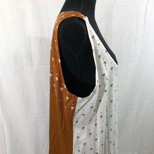 Anthropologie Rayon Palm Tree Tank